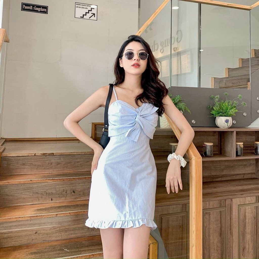 Váy maxi đẹp, đầm xòe nữ dáng dài phong cách nữ tính, hàng chuẩn đẹp bán shop, phom dưới 53kg | BigBuy360 - bigbuy360.vn