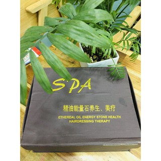 [Hộp 16 Viên Hình Ovan] Bộ Đá Nóng Massage Spa Ovan