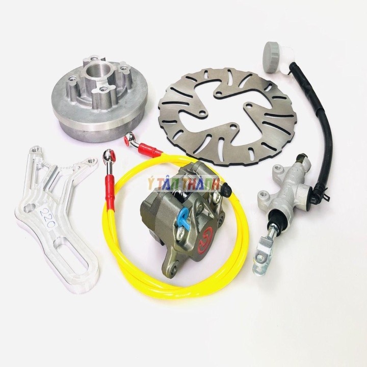 Bộ Đĩa Sau Sirius Heo Rembo Xám Đĩa 220Mm V2 MS1256