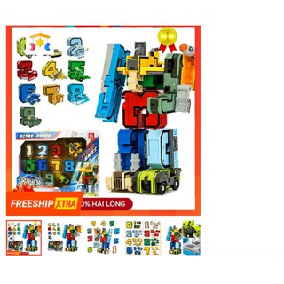 Hộp Đồ Chơi Robot Biến Hình CỠ LỚN Từ Những Con Số Và Dấu Dành Cho Bé-Legoxanh