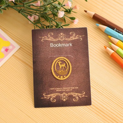 Bookmark kim loại mỏng bookmark cổ trang đánh dấu trang