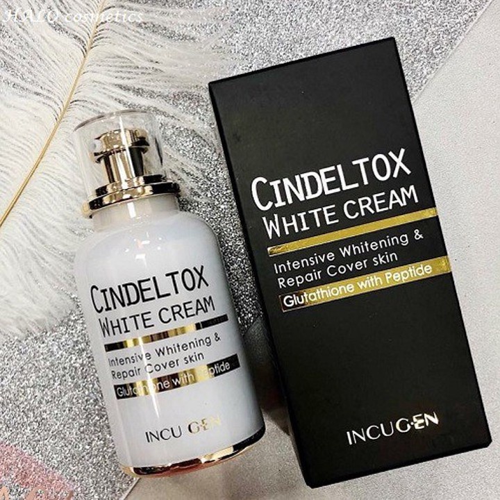 Kem Dưỡng Trắng Da Cindel Tox White Cream 50ml Hàn Quốc Giúp Trẻ Hóa Da, Dưỡng Ẩm, Bổ Sung Collagen