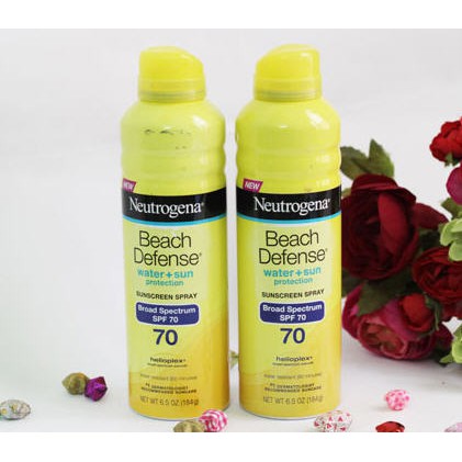 Xịt chống nắng đi biển, hoạt động ngoài trời Neutrogena Beach Defense SPF 70+/100+ #۵sinoma۵ | BigBuy360 - bigbuy360.vn