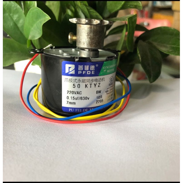 Mô tơ giảm tốc 220V_6W (10vòng /phút)50KTYZ