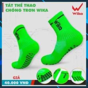 Tất chống trơn Wika, vớ chống trượt dành cho các môn thể thao, bóng đá, nhiều màu sắc, có bán sỉ.