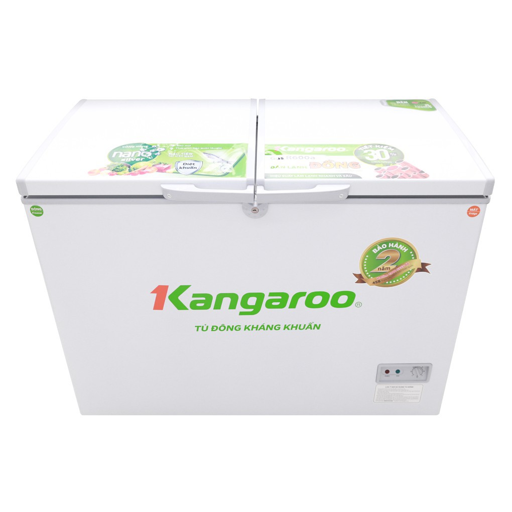 Tủ đông Kangaroo dàn đồng 2 chế độ KG298C2