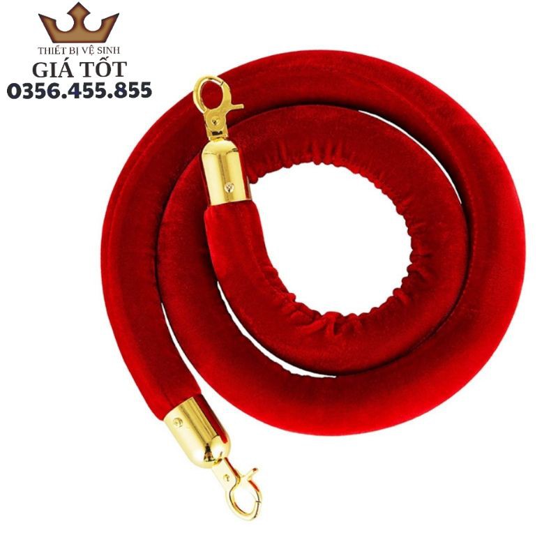 PHỤ KIỆN DÂY NHUNG,DÂY THỪNG XOẮN CỘT CHẮN ĐẦU TRÒN,CỘT PHÂN CÁCH 2 ĐẦU M-012