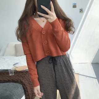 Áo len croptop