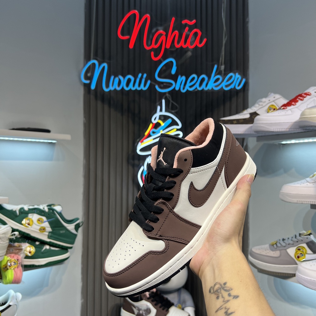 Giày thể thao sneaker JD Mocha Thấp Lai Au