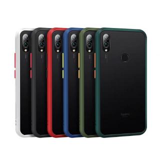 Ốp Điện Thoại Silicone Chống Sốc Màu Trơn Thiết Ké Đơn Giản Cho Xiaomi Redmi Note 7