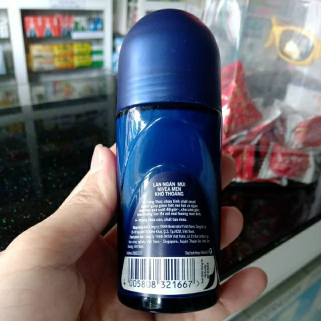 (Hàng chuẩn cty)LĂN NGĂN MÙI NIVEA MEN KHÔ THOÁNG