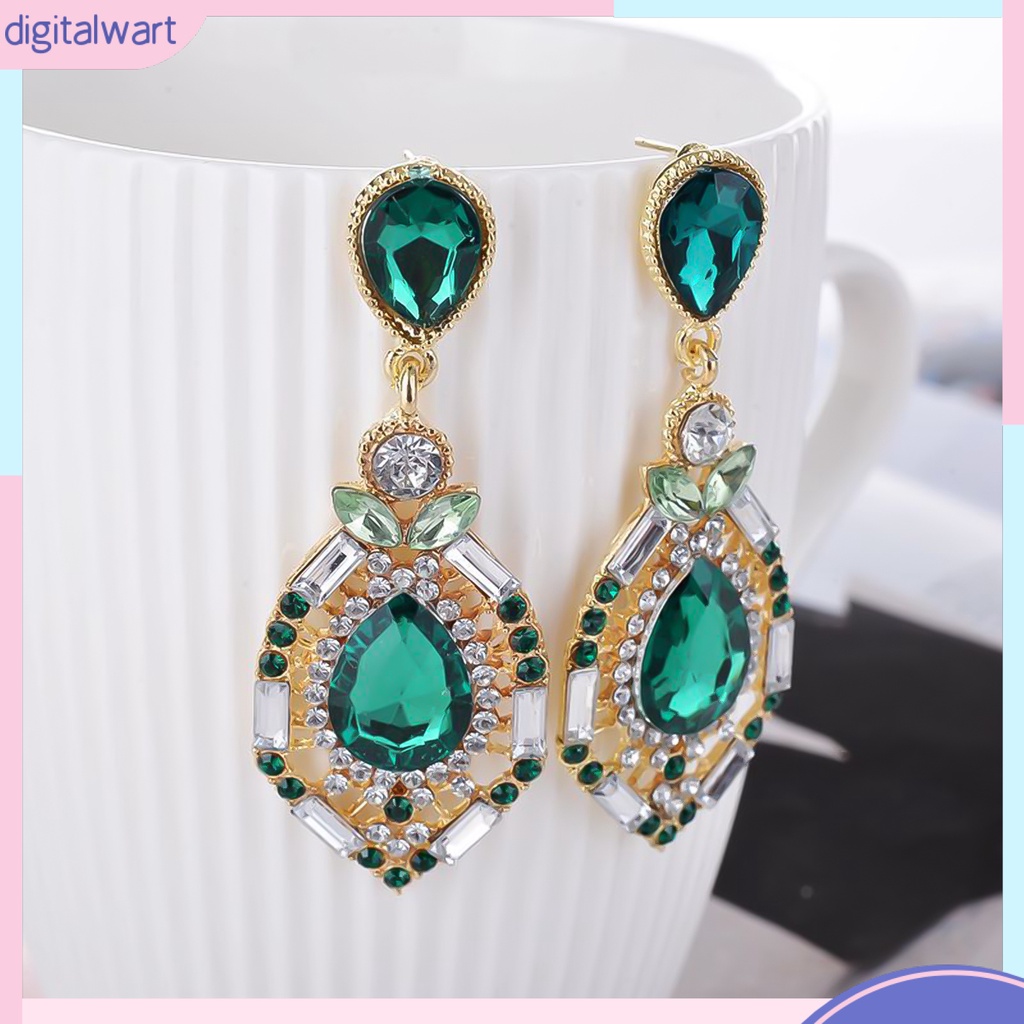 Bông tai dáng dài hình giọt nước cho nữ