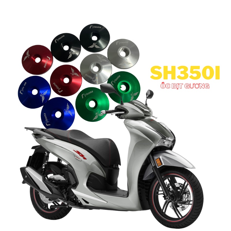 Ốc bịt chân gương cho SH350i / SH Mode Rizoma-giá 1 cặp