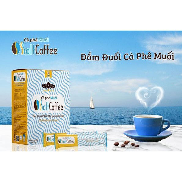 Cà Phê Muối SaltCoffee - 4in1 Đậm đà cà phê Việt - Mặn mà hương vị biển (9 gói-18 gói / Hộp) | BigBuy360 - bigbuy360.vn