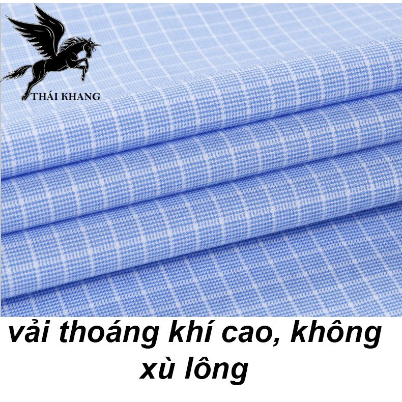 Áo sơ mi nam trung nam trung niên ngắn tay caro | BigBuy360 - bigbuy360.vn