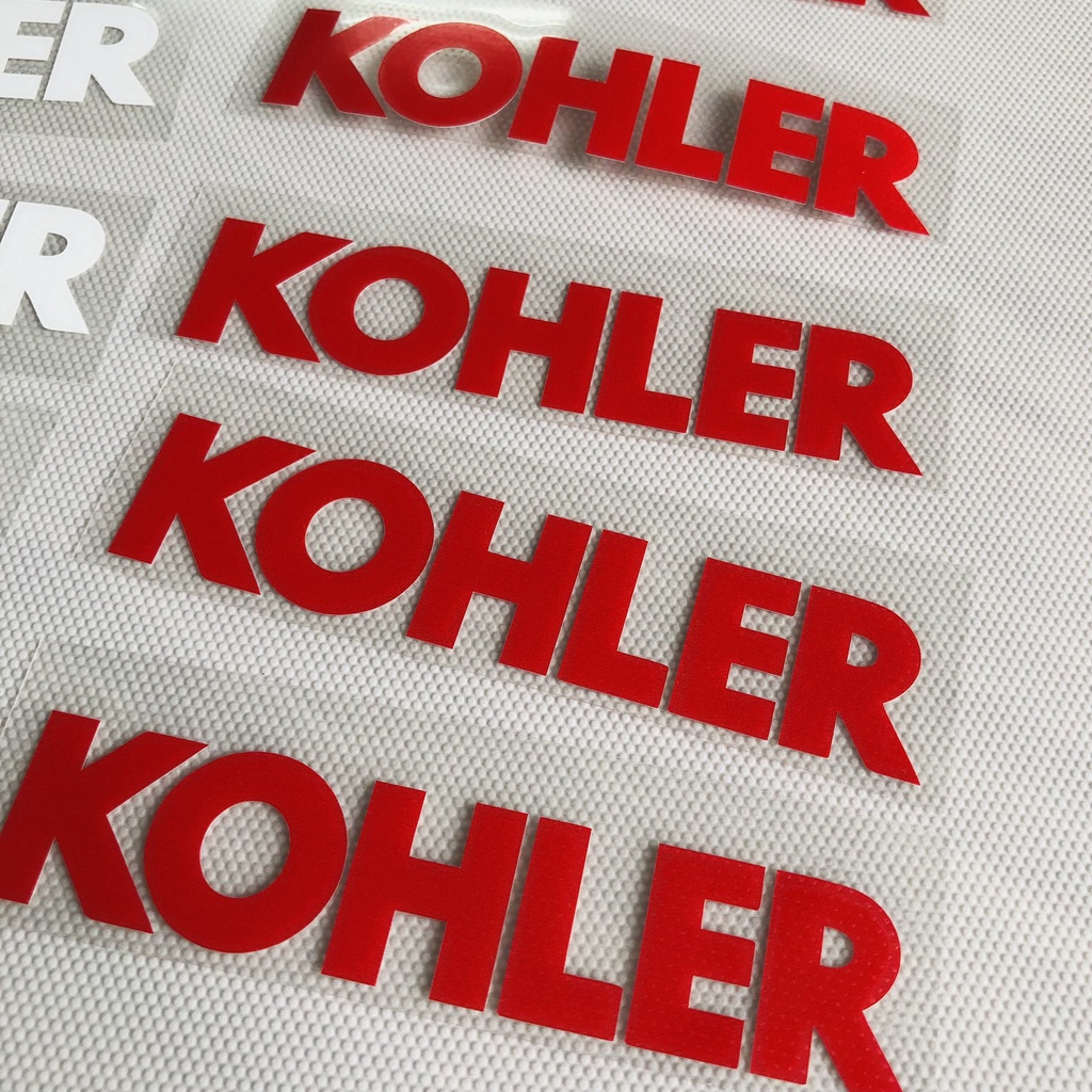 Logo Tay áo Manchester Kohler - Dùng Bàn ủi rất dễ dàng