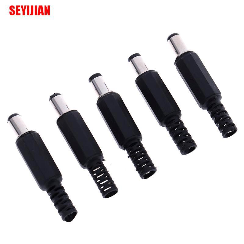 Set 5 Đầu Nối Dây Điện Dc 5.5X2.1Mm Chuyên Dụng