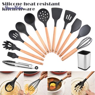 Bộ dụng cụ nấu ăn không dính bằng silicone