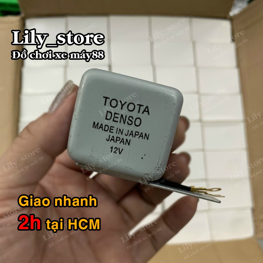 Cục chớp xi nhan ting tong Toyota gắn cho mọi xe máy tiếng chuẩn