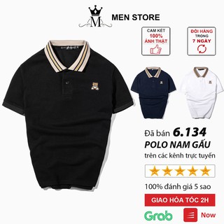 Áo thun nam polo cao cấp đẹp vải thun cotton co giãn 4 chiều form dáng Hàn Quốc thoải mái E5