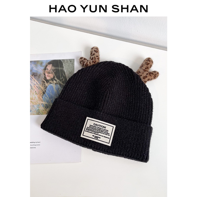 Mũ len trùm tai giữ ấm phong cách Hàn Quốc dễ thương cho nữ