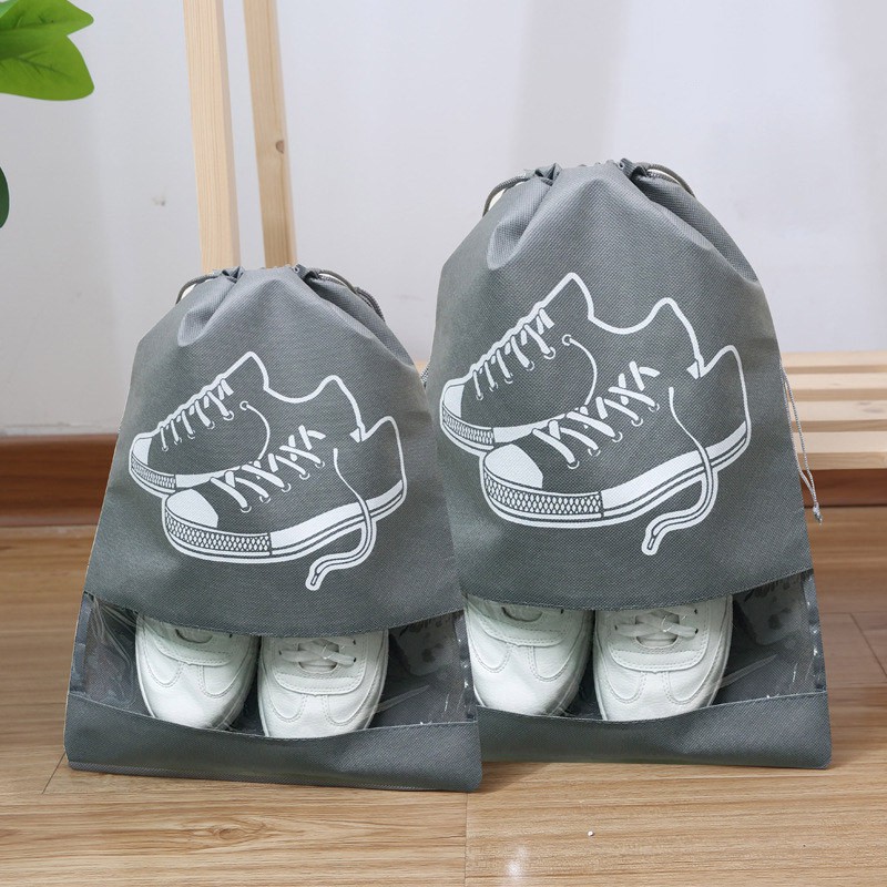 Túi đựng giày kiểu dây rút chống bụi bẩn tiện lợi
