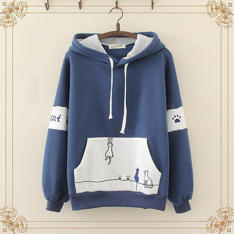 ÁO KHOÁC HOODIE CHUI ĐẦU NAM NỮ TEEN TÚI TRƯỚC TAY DÀI CÓ NÓN SIÊU ĐẸP