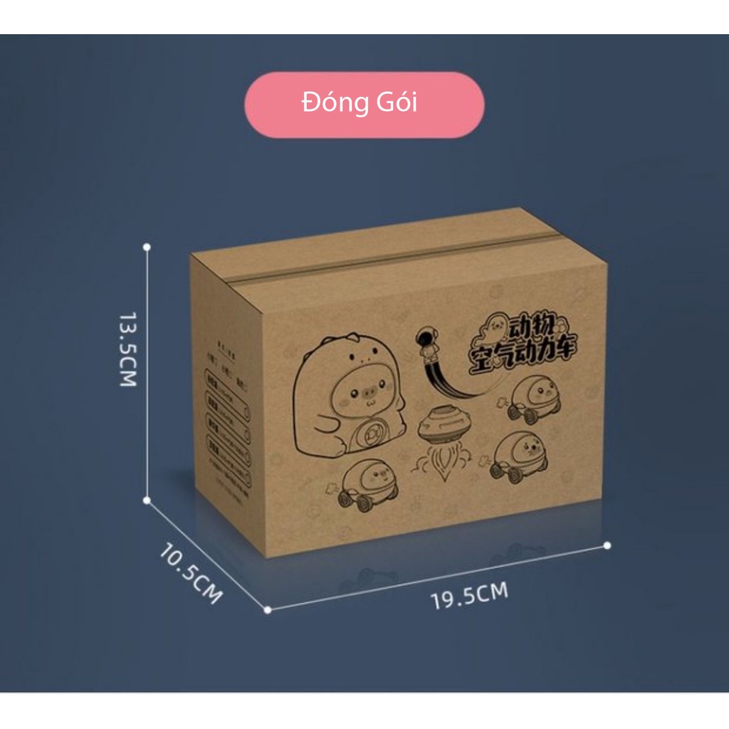 [Hàng Sẵn] Xe ô tô đồ chơi bơm bóng bay trợ lực cực cute - Ô tô bóng bay chạy bằng khí nén tặng kèm bong bóng.