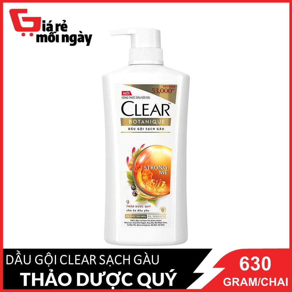 Dầu Gội Clear Thảo Dược (630g)