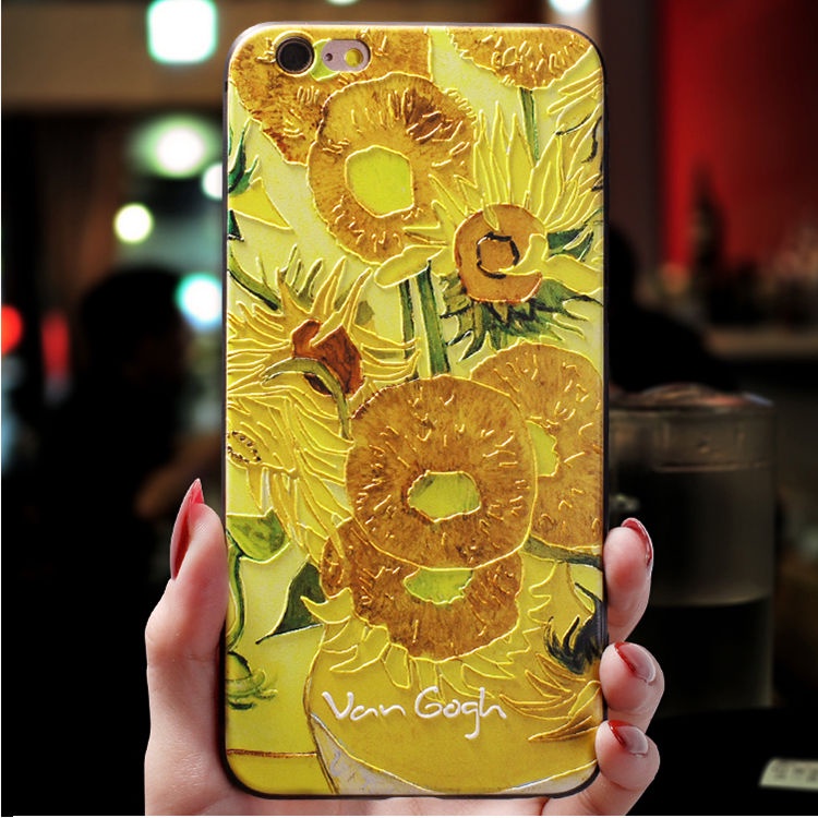 Ốp Điện Thoại TPU Silicon Mềm Chống Sốc Hình Tranh Sơn Dầu Van Gogh Cho iPhone 12 11 Pro XR X S MAX SE 2020 7 8 6 S Plus