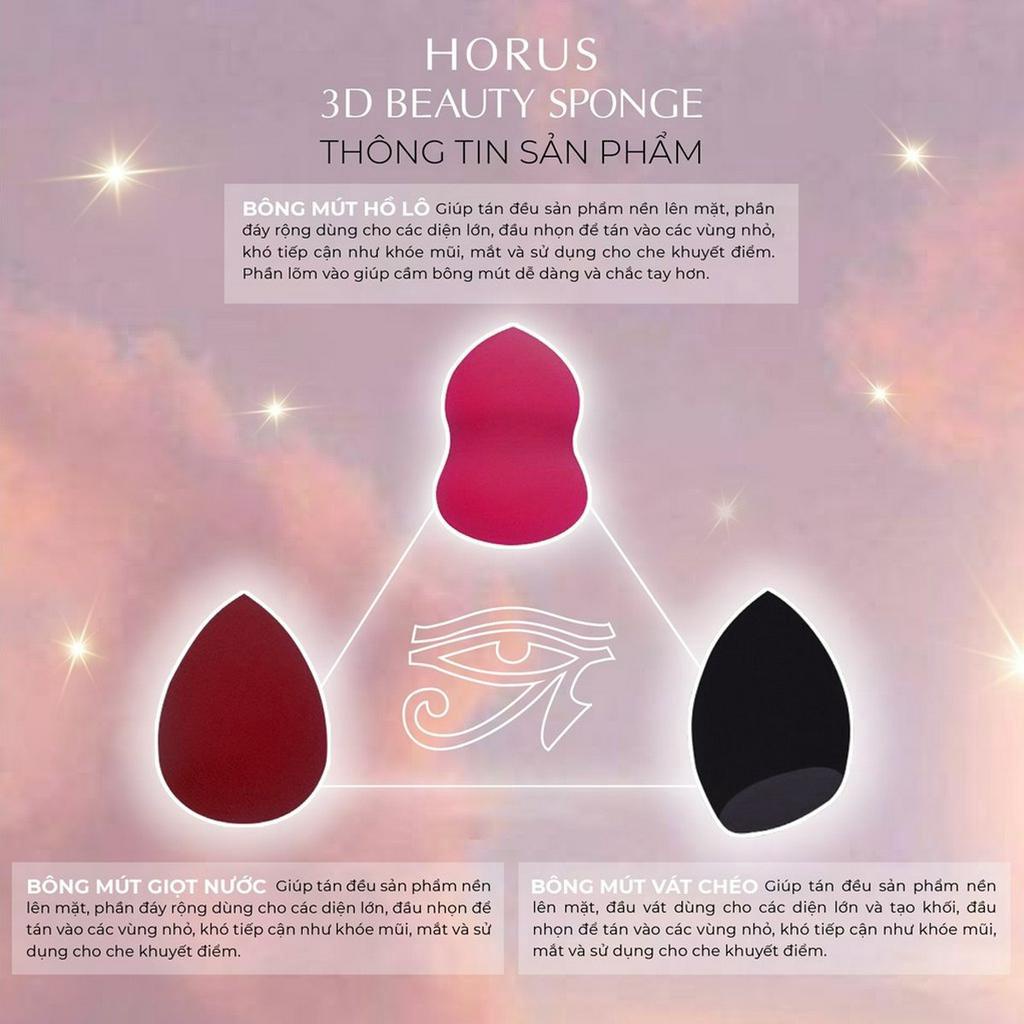 Mút Trang Điểm Horus 3D Beauty Sponge