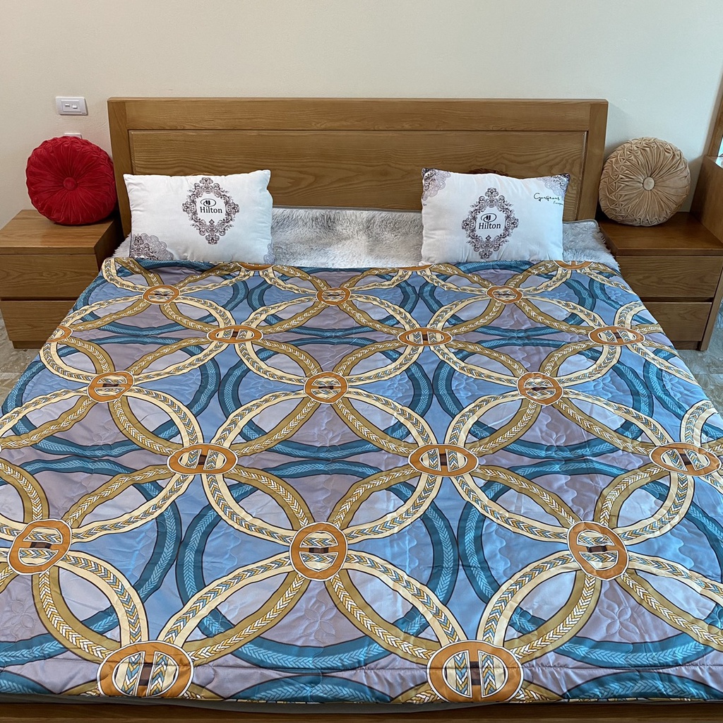 Chăn lụa thái cao cấp, chăn lụa trần bông kích thước 2mx2m2