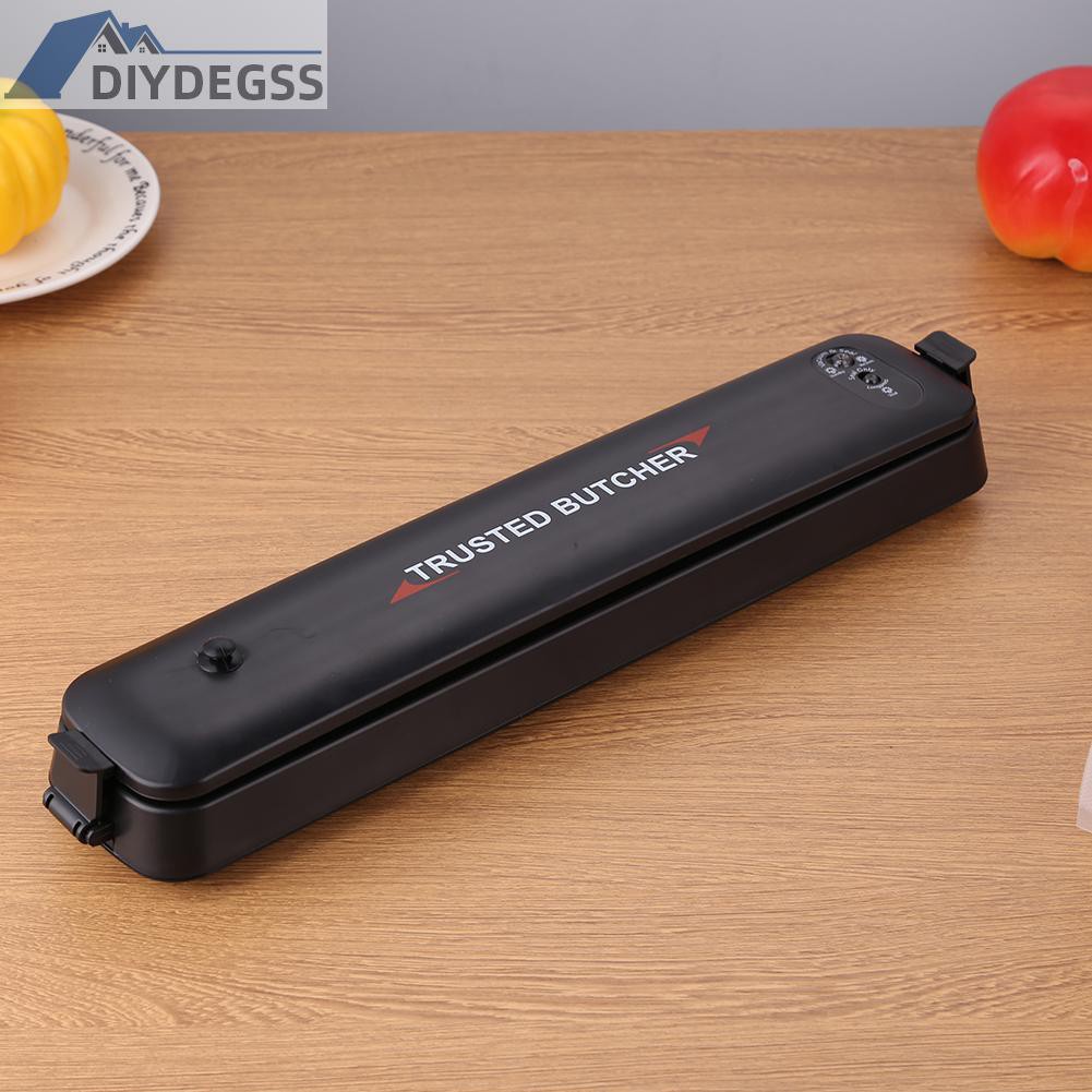 Diydegss2 Electric Vacuum Sealer Packaging Machine with 10pcs Food Saver Bag for Home