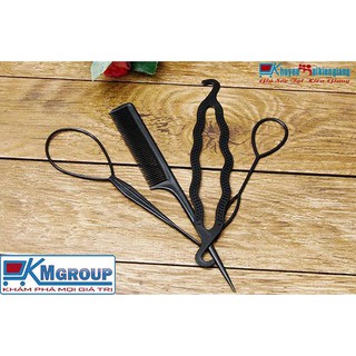 Bộ 4 dụng cụ tạo kiểu tóc đa năng-4 Món
