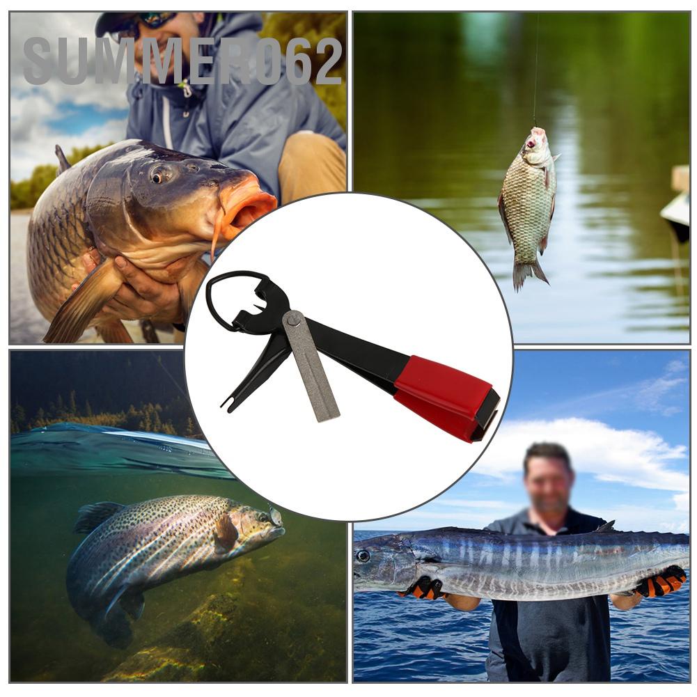 Summer062 Kim loại Máy cắt dây câu cá Fly R buộc Dây Clipper Kềm cắt nhanh Dụng cụ thắt nút nhanh Dây buộc móng tay Knotter Tackle Phụ kiện