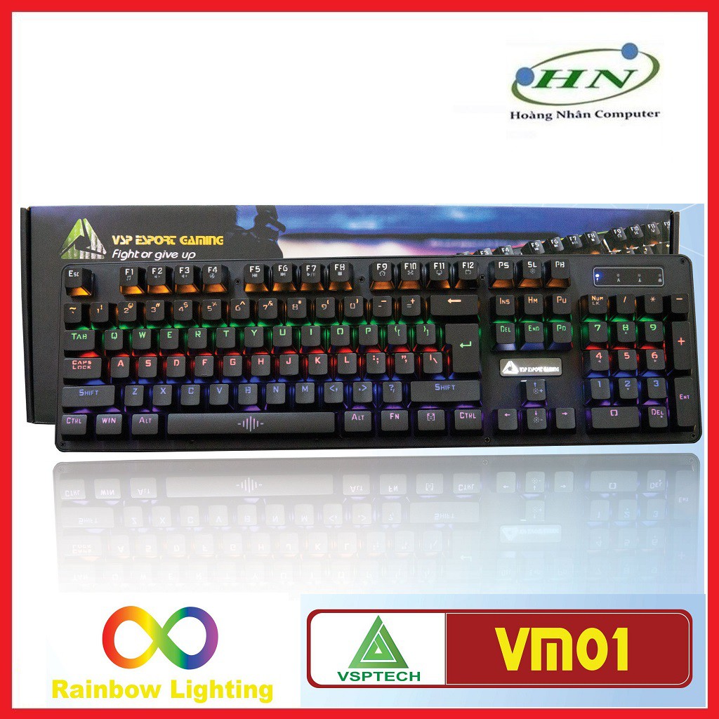 [Mã SKAMSALE03 giảm 10% đơn 200k] Bàn phím cơ VSP eSport Gaming VM01