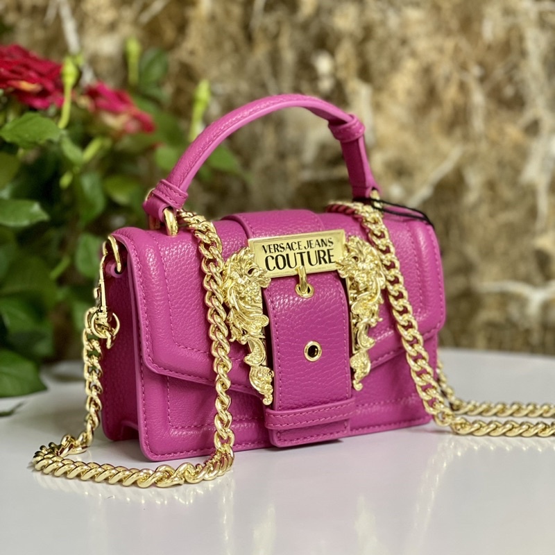 Túi Versace Top Handle logo 3D siêu sang