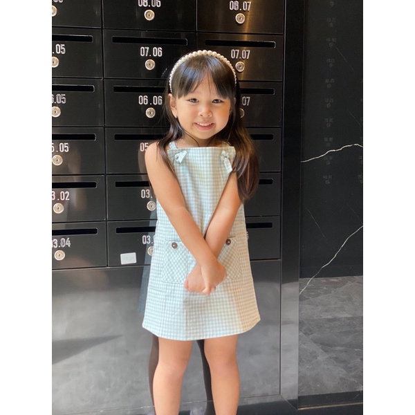 Đầm Bé Gái/Váy Bé Gái Chữ A Họa Tiết Xinh Xắn Mịn Mát Dễ Thương - SAOLA KIDS CLOTHING