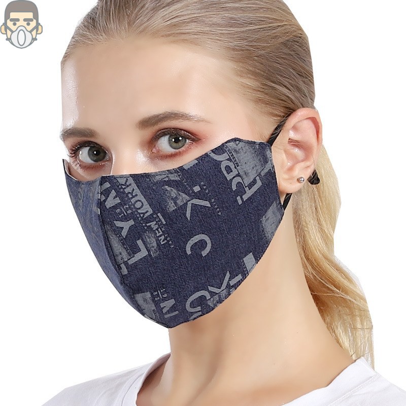 Khẩu trang che kín mặt bảo vệ mắt cổ điển vải mềm mịn ôm tai 5D cho người lớn lịch sự | BigBuy360 - bigbuy360.vn