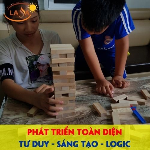 Gỗ xếp Domino ⚡FREE SHIP⚡ Được làm từ gỗ bạch dương nhập khẩu bảo hành 6 tháng