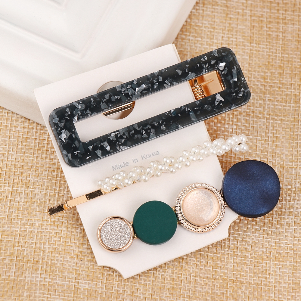 Bộ 3 kẹp tóc kiểu dáng xinh xắn thời trang cho nữ