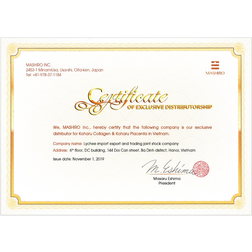 Nước Uống Đẹp Da KOHARU PLACENTA Nhật Bản Hàm Lượng 319.000mg Placenta và 9000mg Collagen (500ml/Chai) | Thế Giới Skin Care