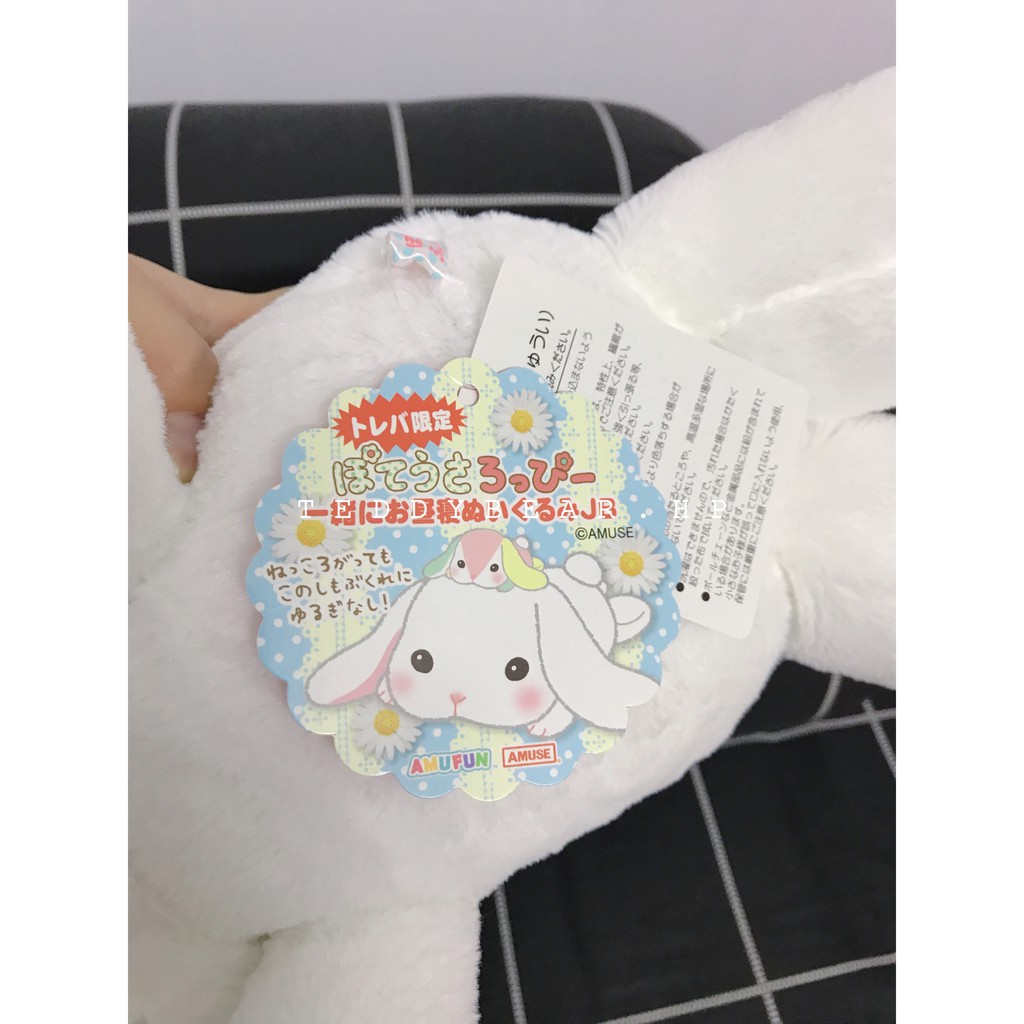 Pote Usa Loppy Thỏ Nằm Gấu Toreba Độc Quyền Bông Nhật Amuse Authentic