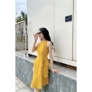 Đầm dài xòe 3 tầng - 20Again