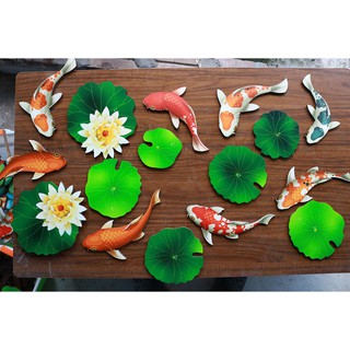SET CÁ KOI DECOR NHÀ CỬA