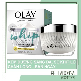 Kem Dưỡng Giúp Làm Sáng Da Và Se Khít Lỗ Chân Lông Olay Luminous Whip Active Moisturizer With Sunscreen SPF25 48g