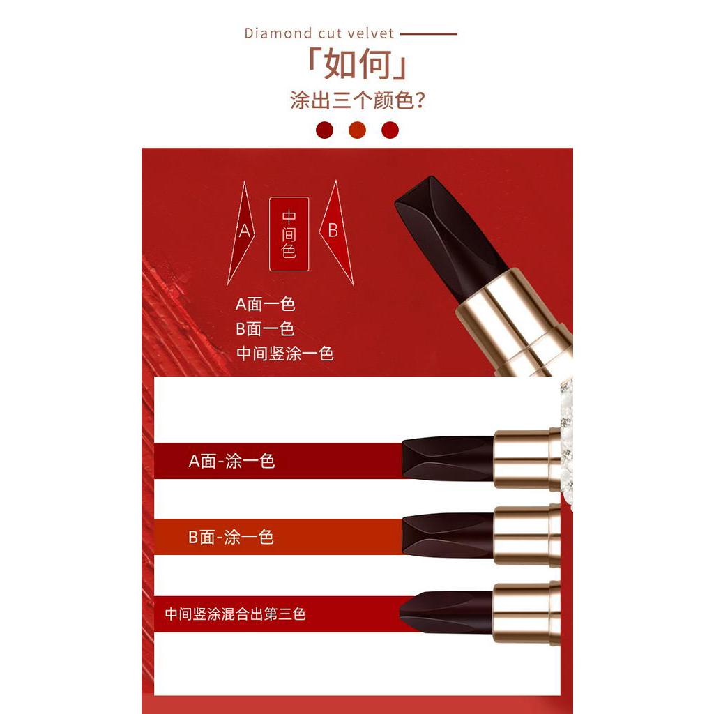 Cổ Phiếu Sẵn SàngSon Lì Mềm Mịn Lâu Trôi 3 Trong 1 Trang Điểm Phong Cách Nữ Hoàng