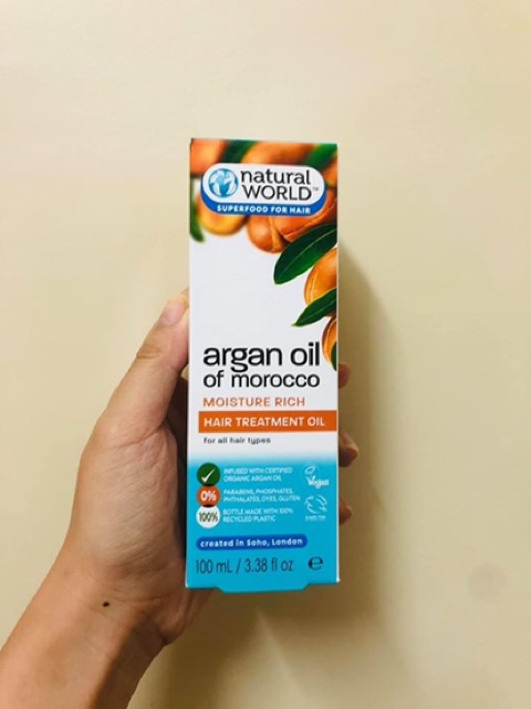 Tinh dầu dưỡng tóc Argan oil of morocco chai 100ml | BigBuy360 - bigbuy360.vn