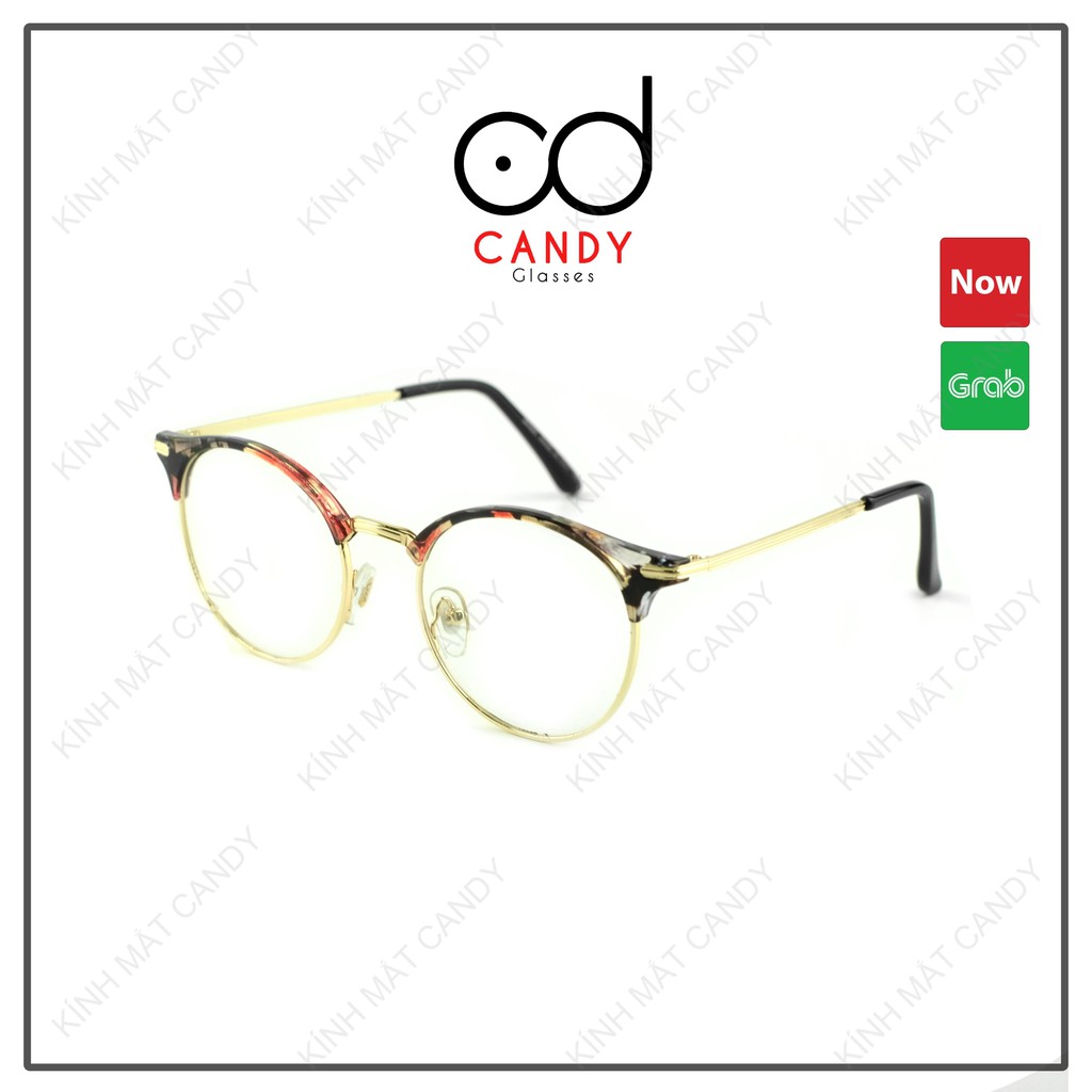 Gọng kính cận tròn kim loại 9301 – Tiệm kính Candy