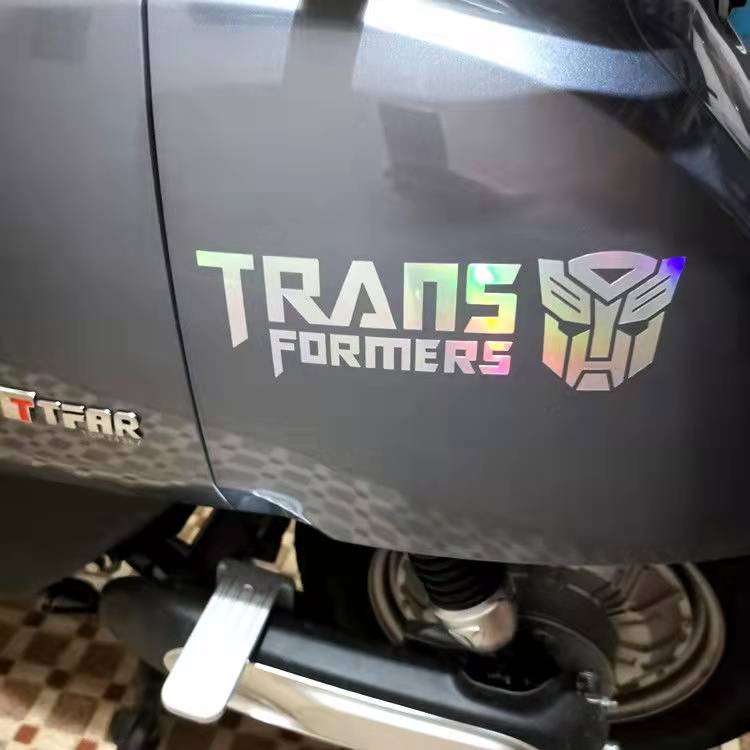 Transformers Miếng Dán Phản Quang Chống Thấm Nước Nhiều Màu Sắc Trang Trí Xe Máy